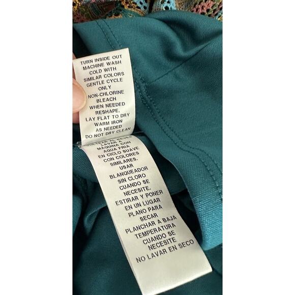 New Donna Morgan for Maggy Cutout Stripe Knit Tank Midi Dress Fall Multicolor 10 - Picture 4 of 8